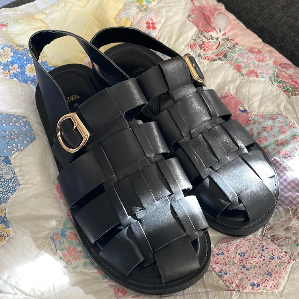 Zara Fisherman Sandals